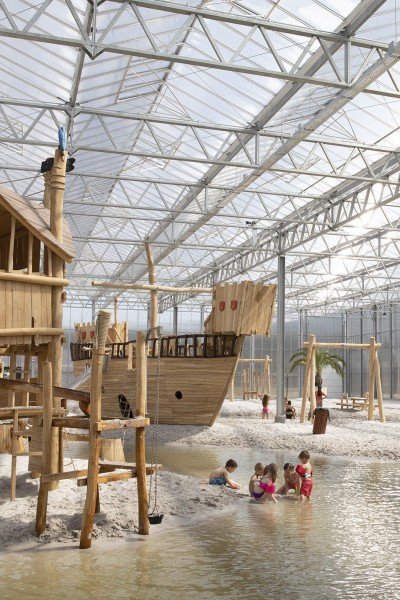 Camping België met overdekt speelstrand